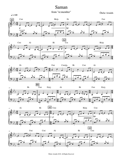 Saman Olafur Arnalds (Chords)