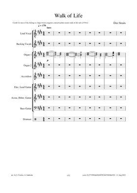 Free Dire Straits sheet music | Download PDF or print on MuseScore.com