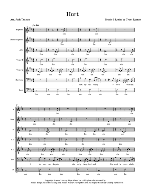Hurt (Arr. Josh Trumm) - Nine Inch Nails (Instrumental Duet)