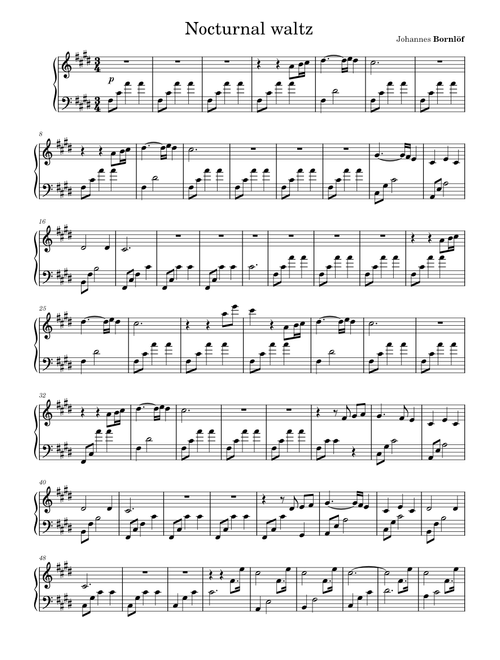 Nocturnal Waltz – Bornlöf