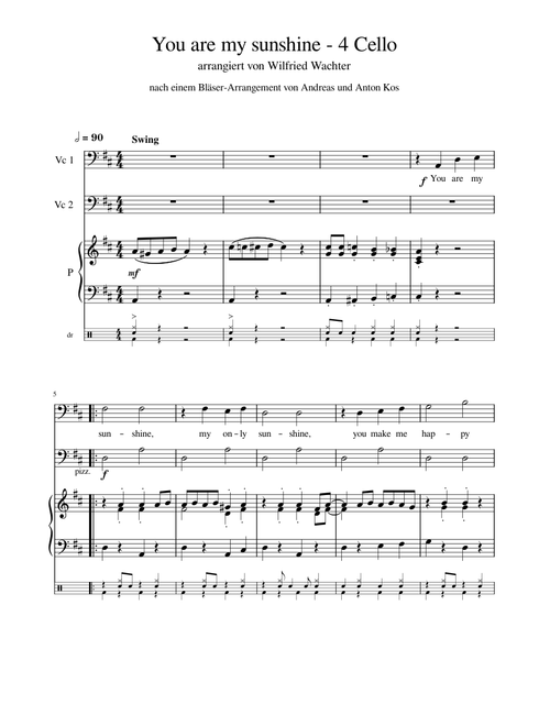 You are my sunshine – Misc Traditional