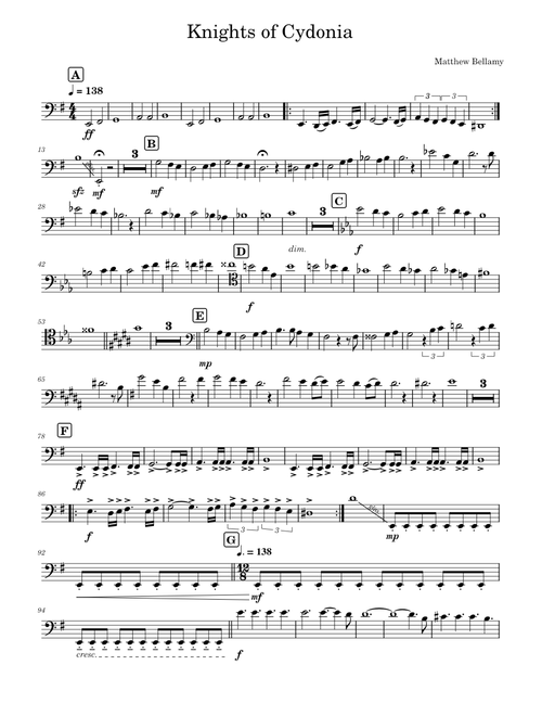 Knights of cydonia – Muse Knights of Cydonia - Cello Solo