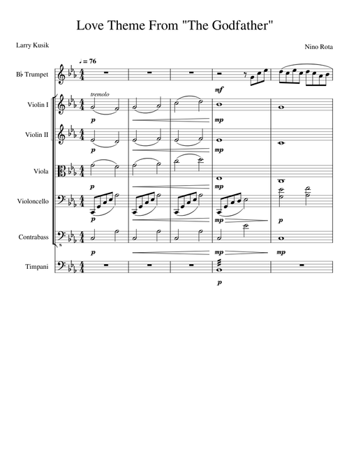Love Theme From The Godfather