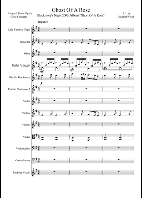 Free Ghost Of A Rose by Blackmore