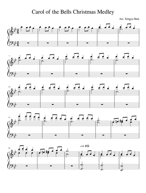 Carol of the Bells Christmas Medley