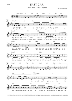 Combs Tracy Chapman Fast Fast Car Cover Play Official Version Of