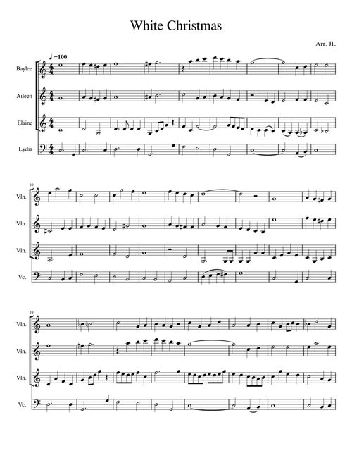 White Christmas - Irving Berlin