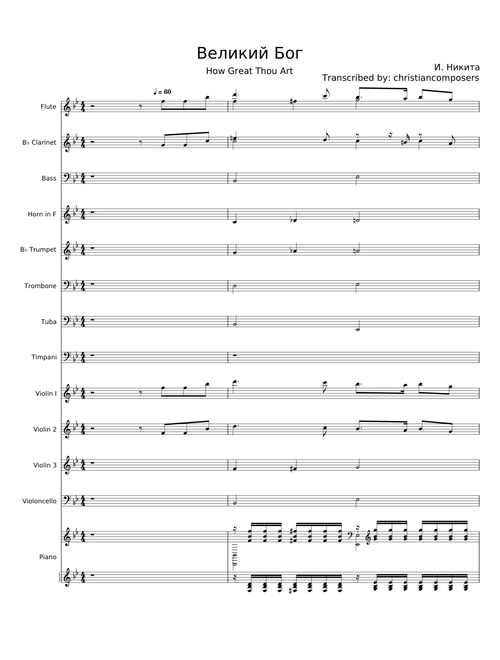 How great thou art - Misc Praise Songs