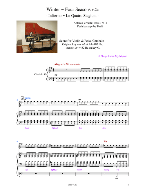 PH#7, Winter from 4 Seasons – A. Vivaldi, 3rd update