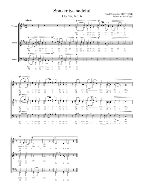 Spasenie sodelal – Pavel Chesnokov