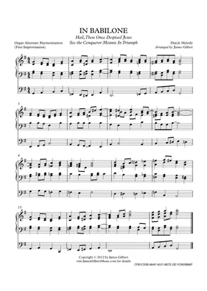 Play Official version of IN BABILONE (Hail Thou Once Despised Jesus ...