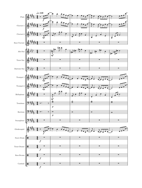 Payphone – Maroon 5 - Marching Band