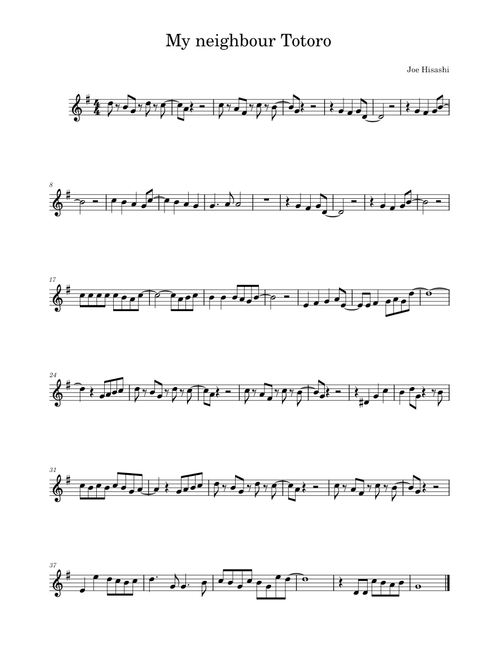 My Neighbor Totoro – Joe Hisaishi