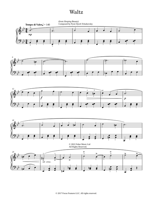 Sleeping Beauty Waltz - Pyotr Ilyich Tchaikovsky