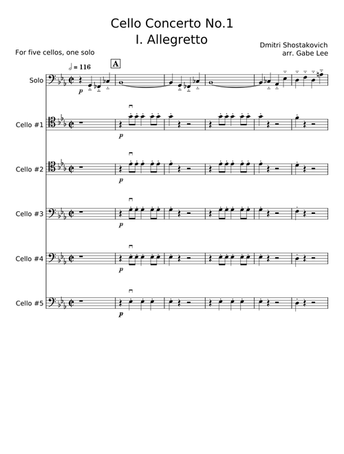 Cello Concerto No.1 - Dmitri Shostakovich