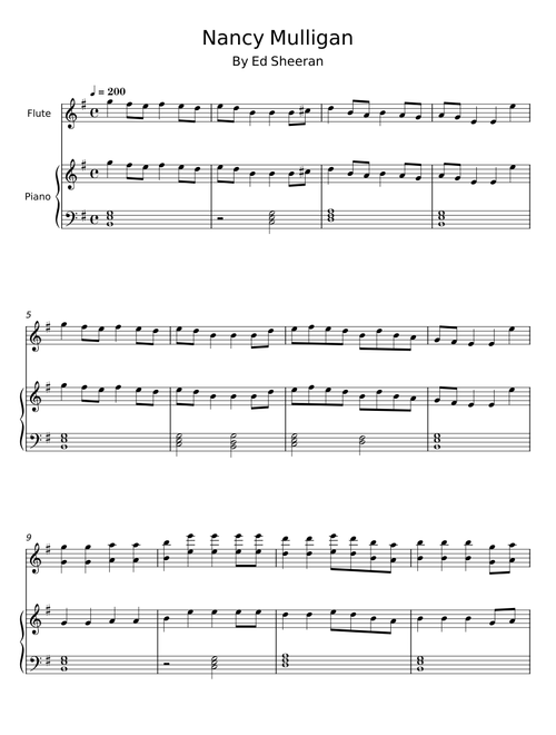 Nancy mulligan - Ed Sheeran