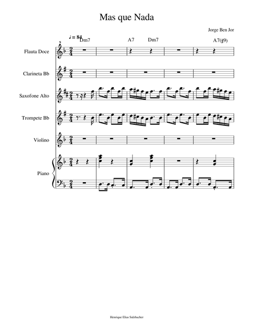 ARRANJO INSTRUMENTAL