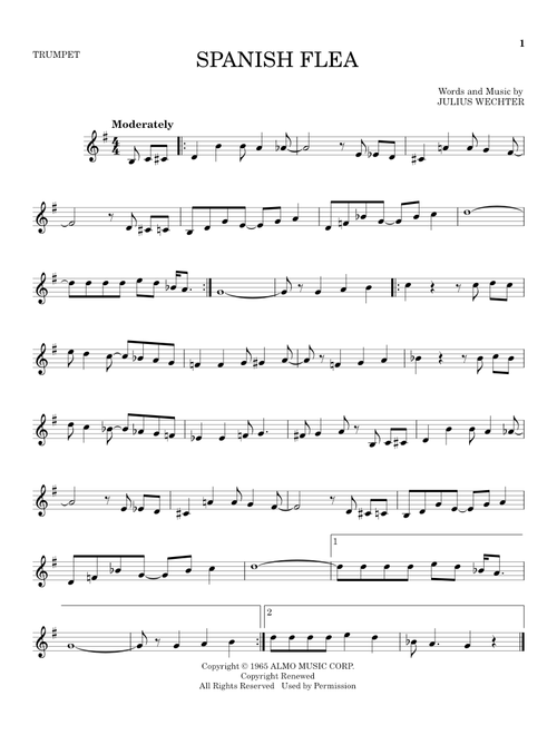 Spanish Flea - Herb Alpert & The Tijuana Brass Band (Trumpet Solo)