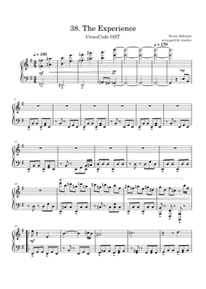 The Ultimate Experience - CrossCode OST Sheet Music for Piano