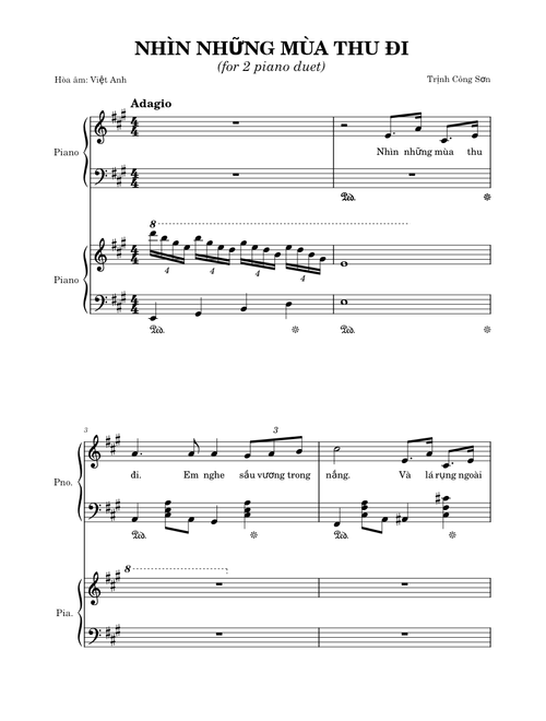 Nhìn những mùa thu đi (Trịnh Công Sơn)