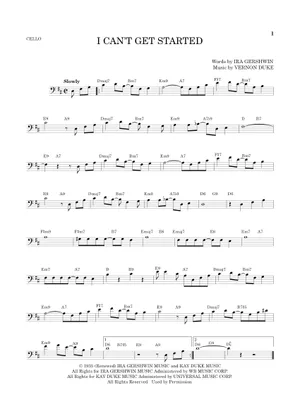 Play Official version of I Can't Get Started With You Sheet Music Play Official version of I Can't Get Started With You Sheet Music