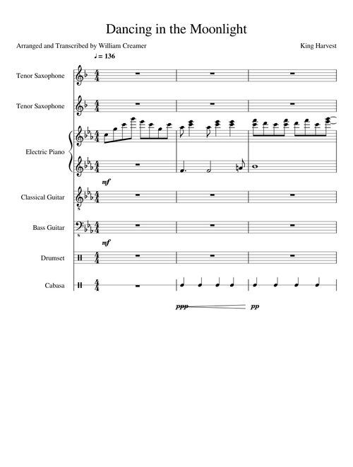 Dancing in the Moonlight - King Harvest