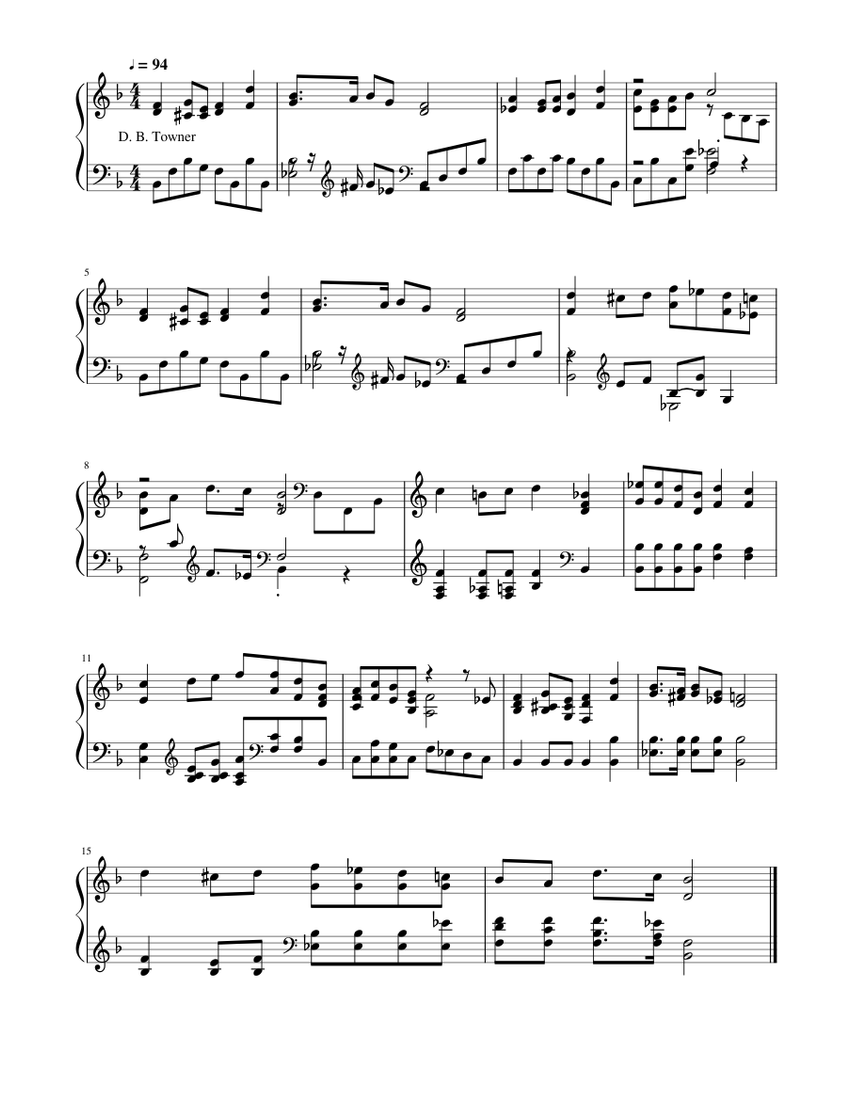 deep – Bo Burnham Sheet Music for Piano (Solo) Easy