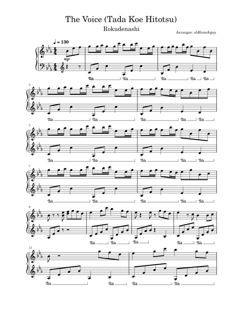 Piano voice outlet