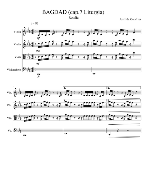 ROSALÍA - BAGDAD(Cap.7: Liturgia)