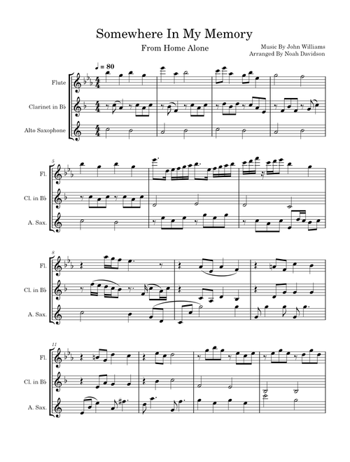 Somewhere in my memory – John Williams