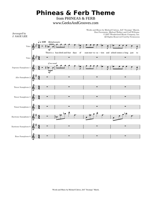 Phineas and ferb theme – Bowling for Soup Phineas and Ferb Theme – Bowling for Soup