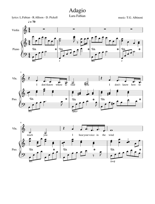 Adagio Lara Fabian lam