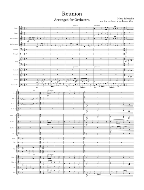 Reunion – Marc Sabatella for Orchestra