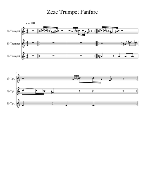 Zeze Trumpet Fanfare