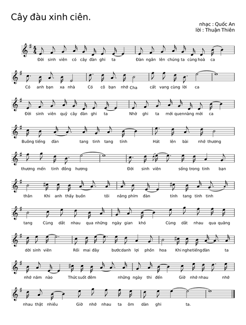 Cây đàn sinh viên - Quốc An