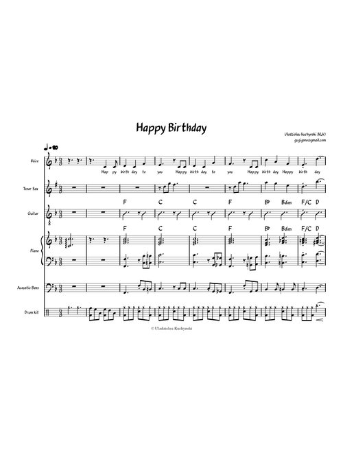 Happy Birthday (Band version)