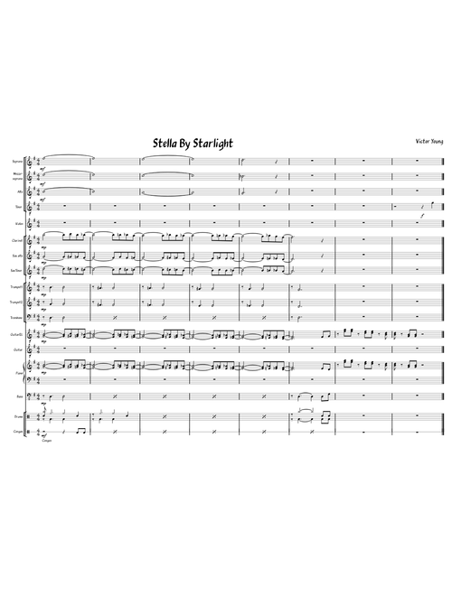 Stella By Starlight – Victor Young & Ned Washington Stella By Starlight   bblejam Gröband