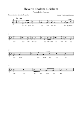 Free Traditional Hebrew Melody sheet music | Download PDF or print