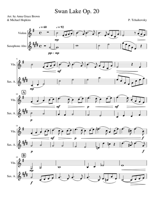 Swan Lake Op. 20 - E Minor