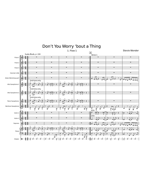 Don't You Worry 'Bout A Thing - Stevie Wonder
