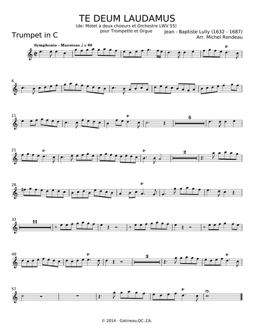 Te Deum laudamus - Jean-Baptiste Lully