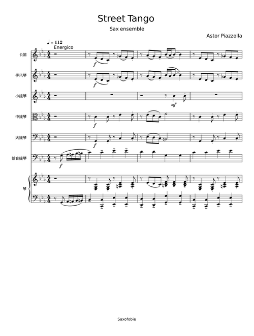 Street Tango - Astor Piazzolla