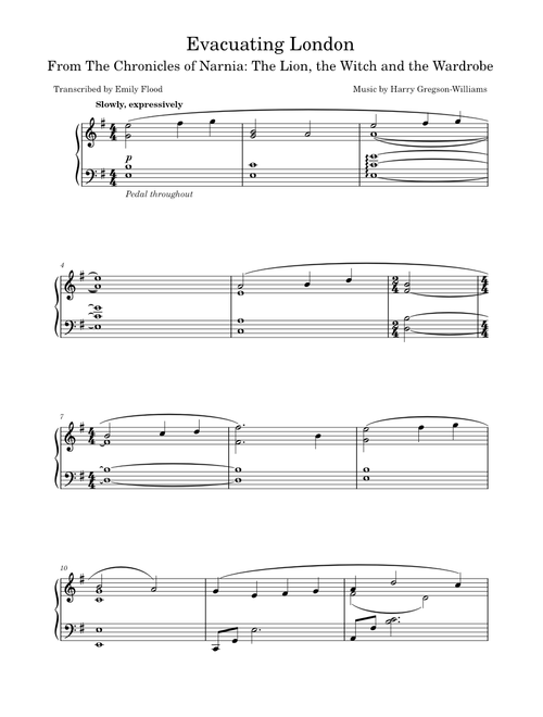 Evacuating London – Harry Gregson-Williams