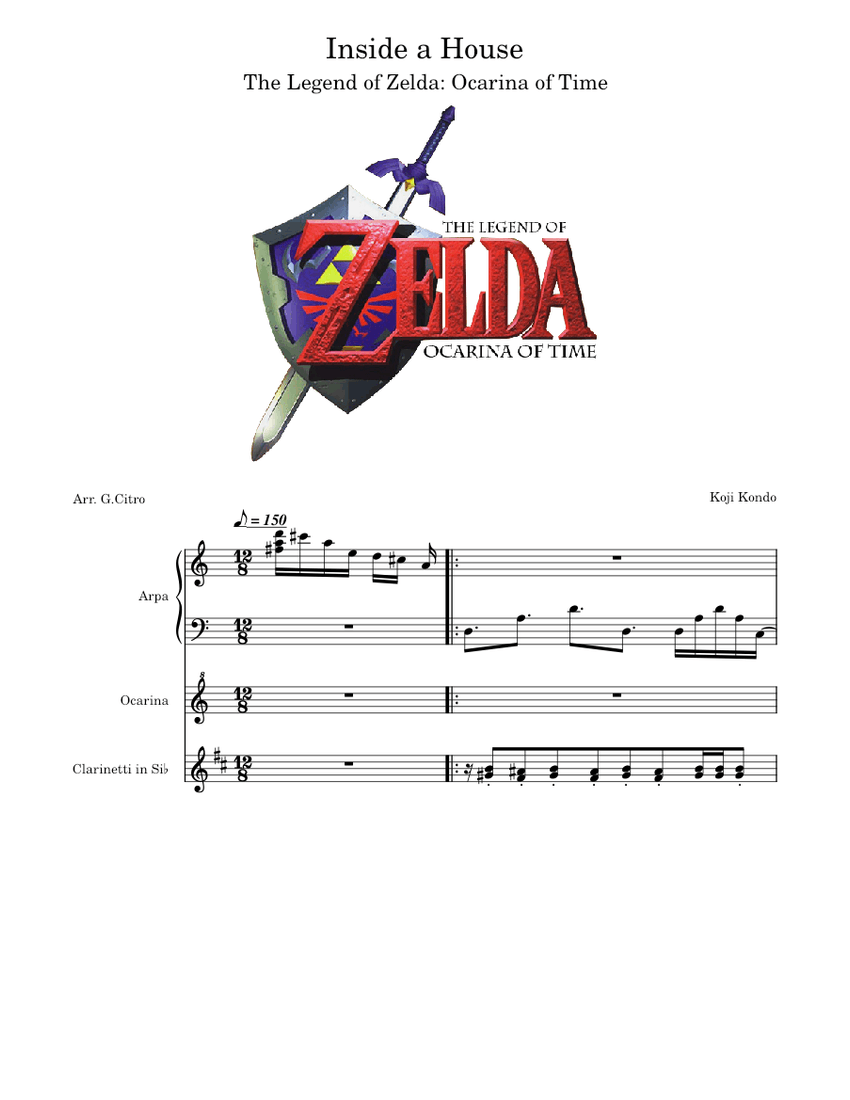 The Legend of Zelda: Ocarina of Time-Inside a House Sheet