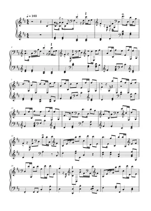 晴るーヨルシカー Sheet music for Piano, Bass guitar (Mixed 晴るーヨルシカー Sheet music for Piano, Bass guitar (Mixed