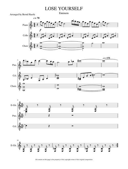 LOSE YOURSELF (Without Vocals)