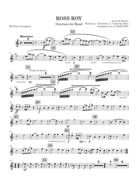 Free Ross Roy by Jacob De Haan sheet music | Download PDF or print
