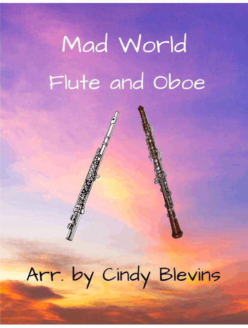 Mad World (Arr. Cindy Blevins) - Adam Lambert (Instrumental Duet)