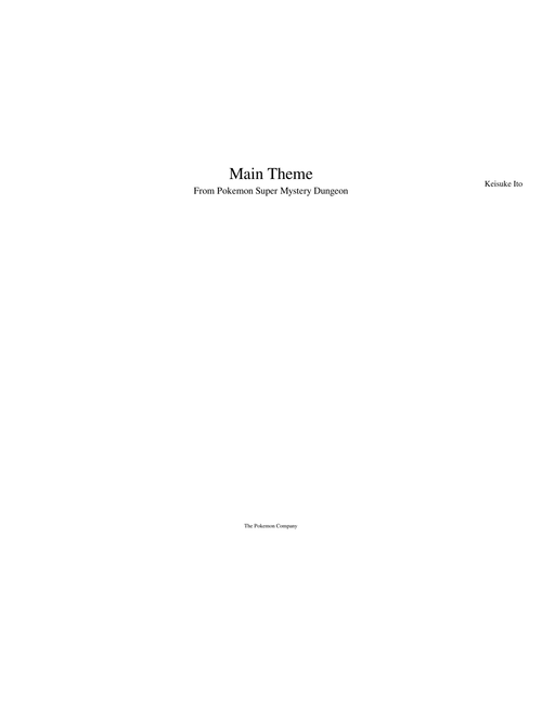 PSMD Main Theme (WIP)