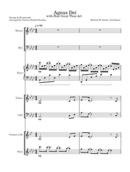 Agnus dei – Michael W. Smith Agnus Dei - with How Great Thou Art